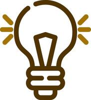 Light Bulb Creative Icon Design vector