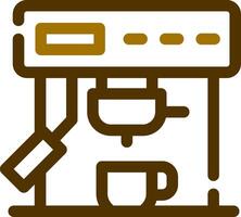 Coffee Machine Creative Icon Design vector