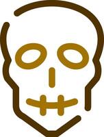 diseño de icono creativo de calavera vector