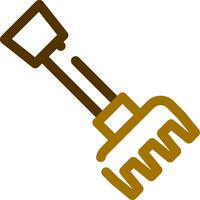 Rake Creative Icon Design vector