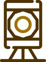 Theodolite Creative Icon Design vector
