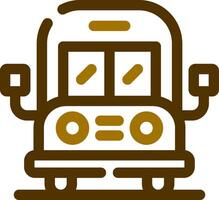 Bus Creative Icon Design vector