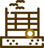 Line Two Color Design vector