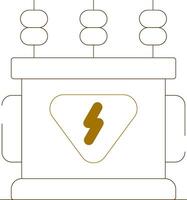 Power Transformer Creative Icon Design vector