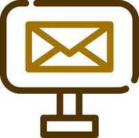 Digital Email Creative Icon Design vector