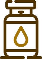 Gas Cylinder Creative Icon Design vector