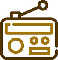 Radio Creative Icon Design vector