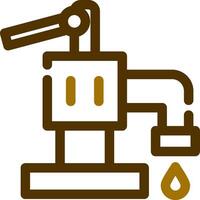 Hand Pump Creative Icon Design vector