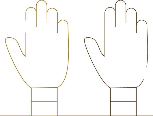 Exam Gloves Creative Icon Design