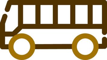 Bus Creative Icon Design vector