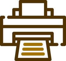 Printer Creative Icon Design vector