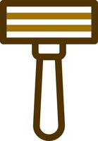 Razor Blade Creative Icon Design vector