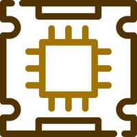 Processor Creative Icon Design vector