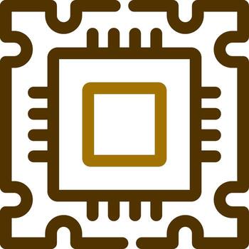 Processor Creative Icon Design vector