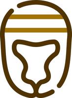Helmet Creative Icon Design vector