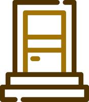 Door Creative Icon Design vector