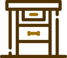 End Table Creative Icon Design vector