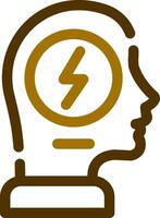 Brainstorm Creative Icon Design vector
