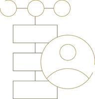 Client Database Creative Icon Design vector