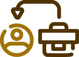 B2C Creative Icon Design vector