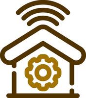 Home Automation Creative Icon Design vector
