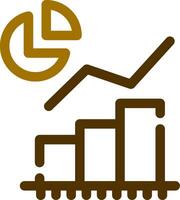 Statistical Analysis Creative Icon Design vector