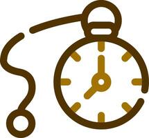 Pocket Watch Creative Icon Design vector