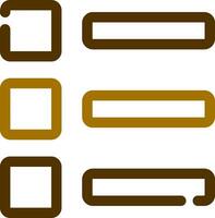 List Creative Icon Design vector