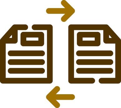 Files Exchange Creative Icon Design vector