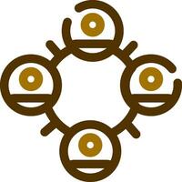 Global Network Creative Icon Design vector