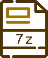 7z Creative Icon Design vector