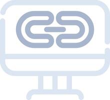 Link Creative Icon Design vector