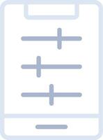 Phone Menu Creative Icon Design vector