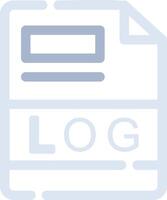 LOG Creative Icon Design vector