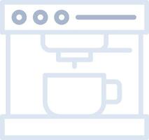 Coffee Machine Creative Icon Design vector