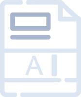 AI Creative Icon Design vector