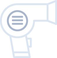 Hair Dryer Creative Icon Design vector