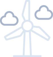 Wind Power Creative Icon Design vector