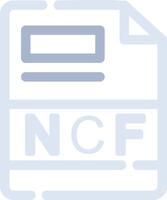 NCF Creative Icon Design vector