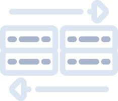 Data Transfer Creative Icon Design vector
