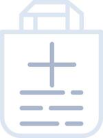 Medical Bag Creative Icon Design vector