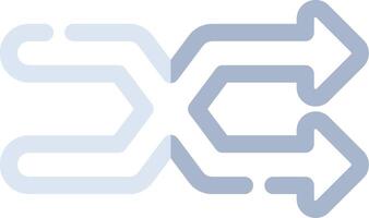 Line Two Color Design vector