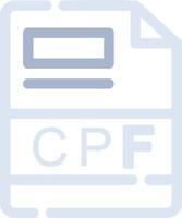 CPF Creative Icon Design vector