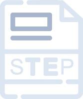 STEP Creative Icon Design vector