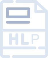 HLP Creative Icon Design vector