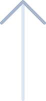 Up Arrow Creative Icon Design vector