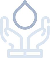 Water Conservation Creative Icon Design vector