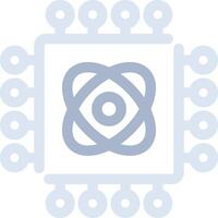 Quantum Technology Creative Icon Design vector