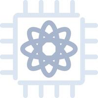 Quantum Computer Creative Icon Design vector