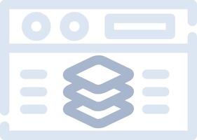 Full Stack Developer Creative Icon Design vector